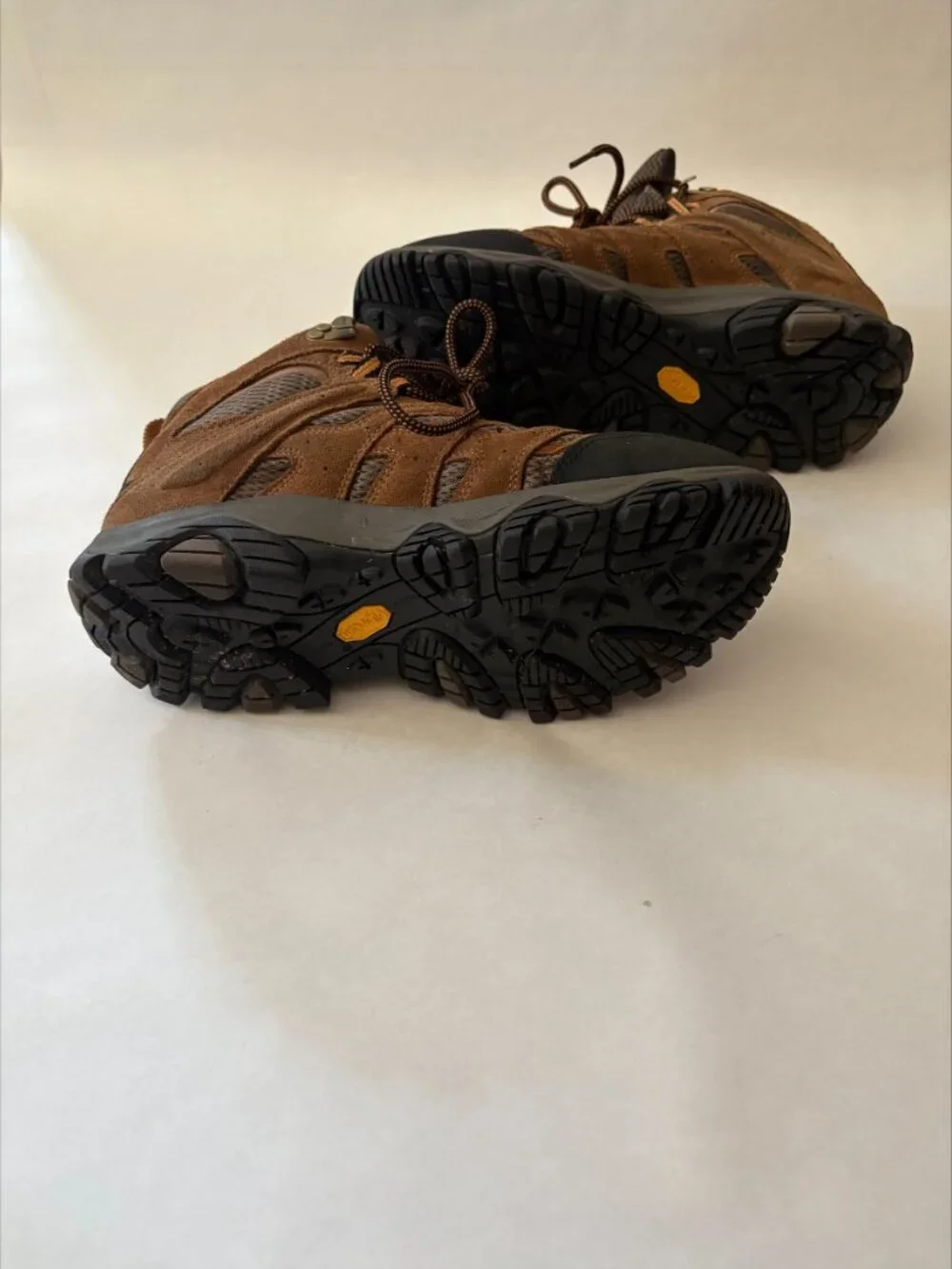 Merrell Men's Brown Black Waterproof Hiking Boots Size 8
